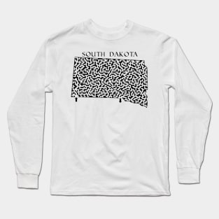 State of South Dakota Maze Long Sleeve T-Shirt